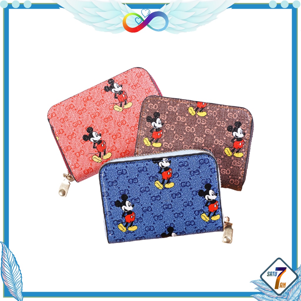 Satu7an D47 DOMPET LIPAT WANITA KULIT SINTETIS WOMEN'S WALLET