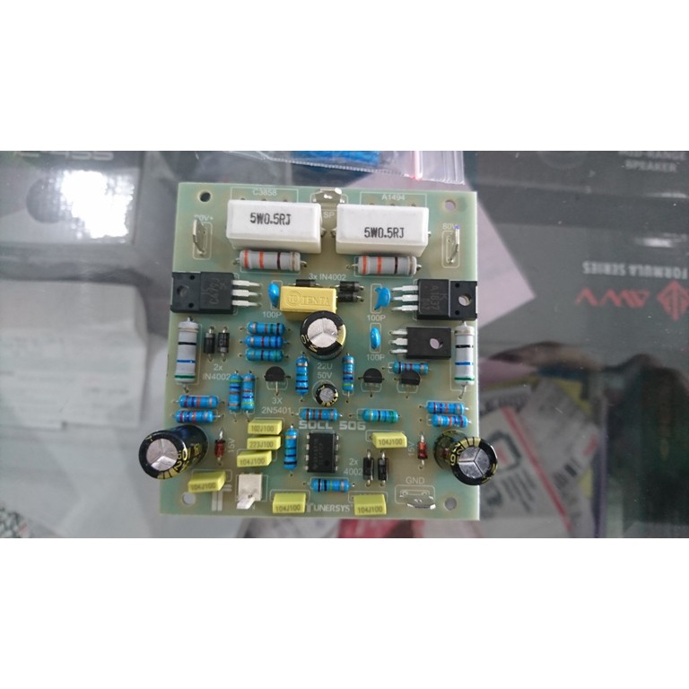 POWER DRIVER KIT SOCL 506 PCB FIBER 500W SUARA MANTAP