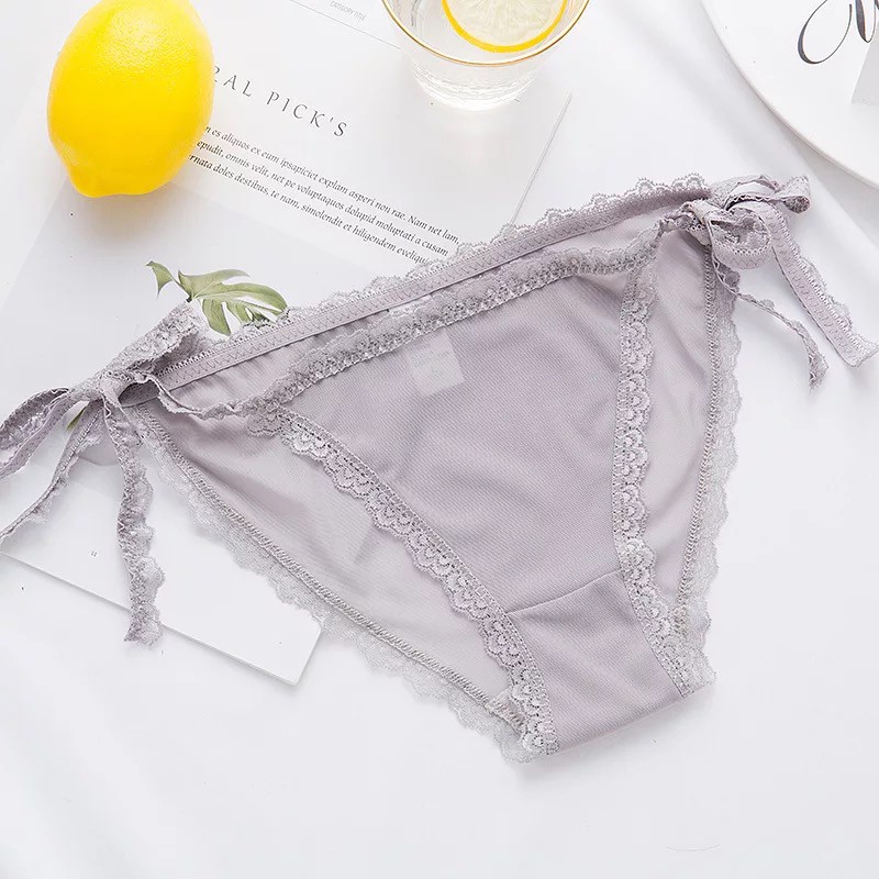 celana dalam g string wanita transparan tali samping Lingerie C075