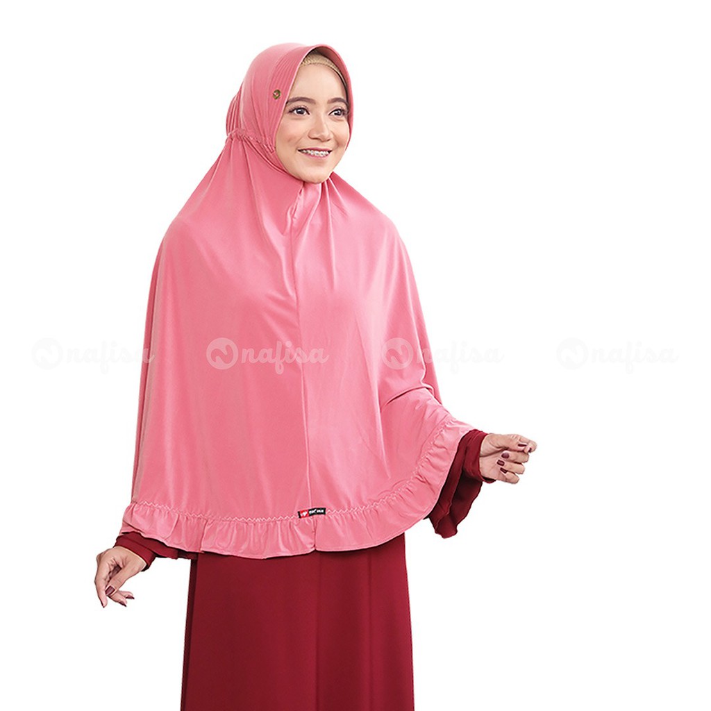 Hijab Instan - Nafisa Hermosa - Jilbab Instan Syari Serut Belakang