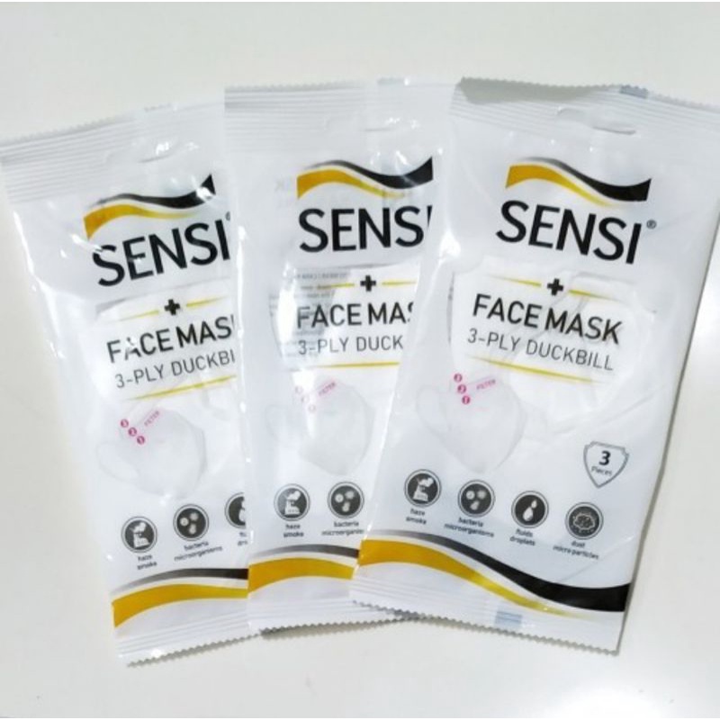 Sensi Duckbill Mask (3pcs) Dewasa