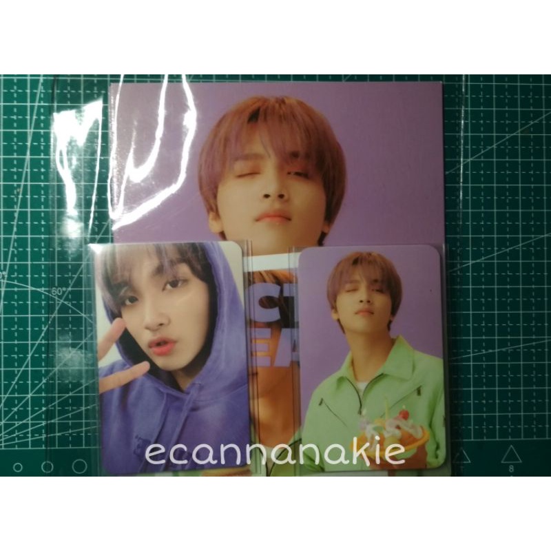 Haechan photopack sg21 / hoodie ungu set