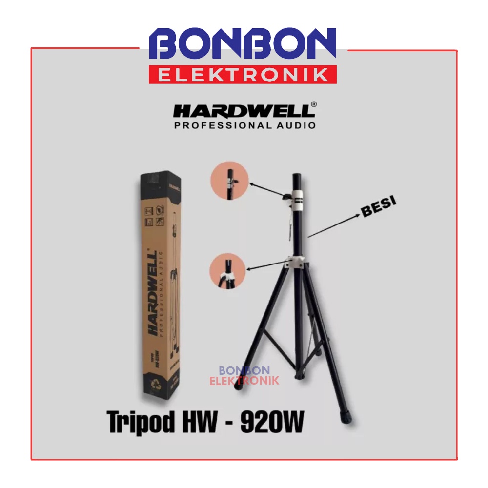 Hardwell Stand Speaker HW-920 / HW920 TRIPOD SPEAKER FULL BESI