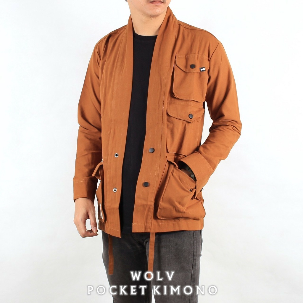 Terlaris ! Jaket pria keren bahan tebal original distro gaya jepang kimono keren kekinian ( COD BISA BAYAR DITEMPAT )