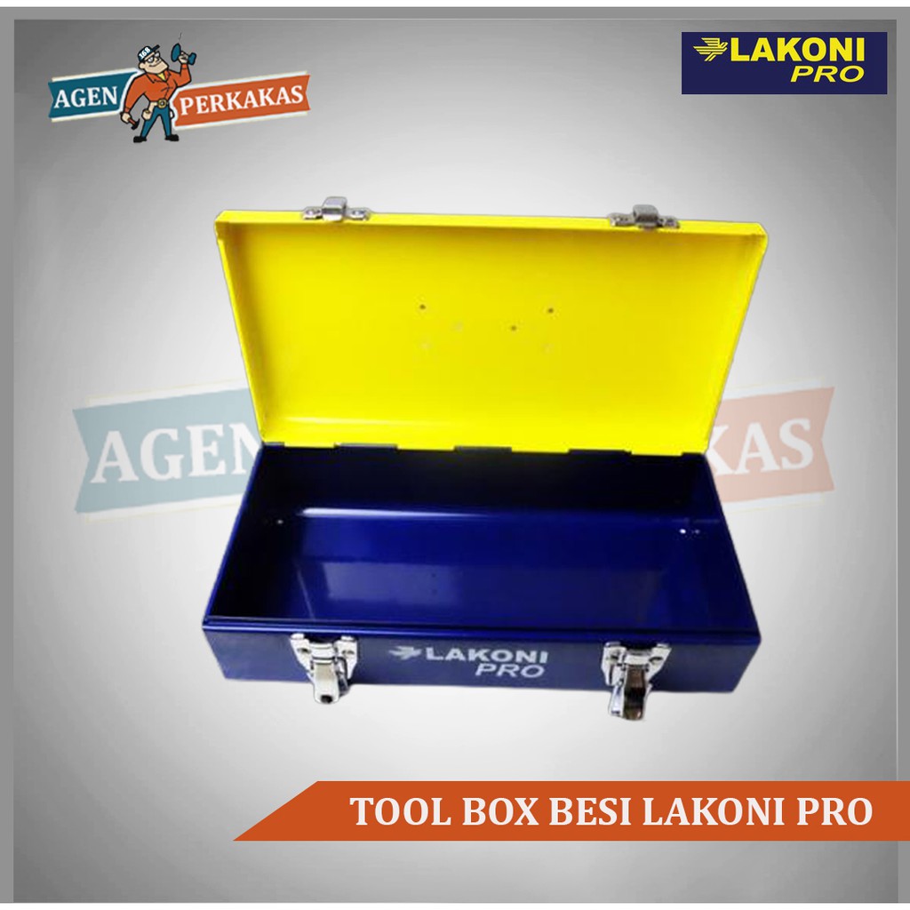 LAKONI PRO Metal Toolbox 1 Susun Tool Box Besi Tempat Perkakas