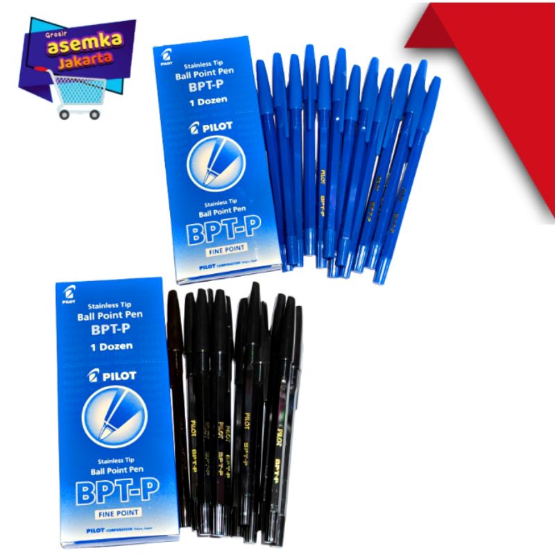 

Al Ballpoint Bolpen Pulpen Pilot BPT-P Pulpen Pilot Lusinan