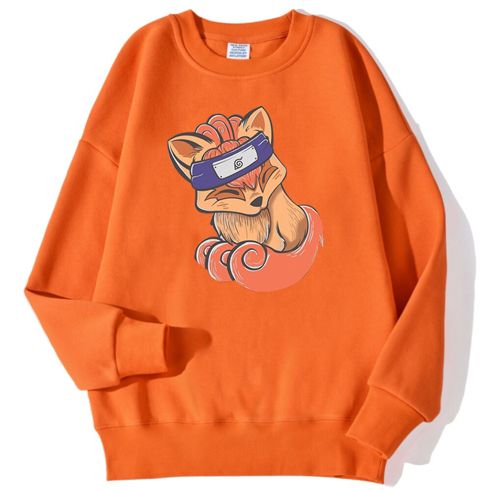 Ninja Kurama Sweatshirt Basic ANIME II Sweater Crewneck Ninja Kurama ( Pria &amp; Wanita )