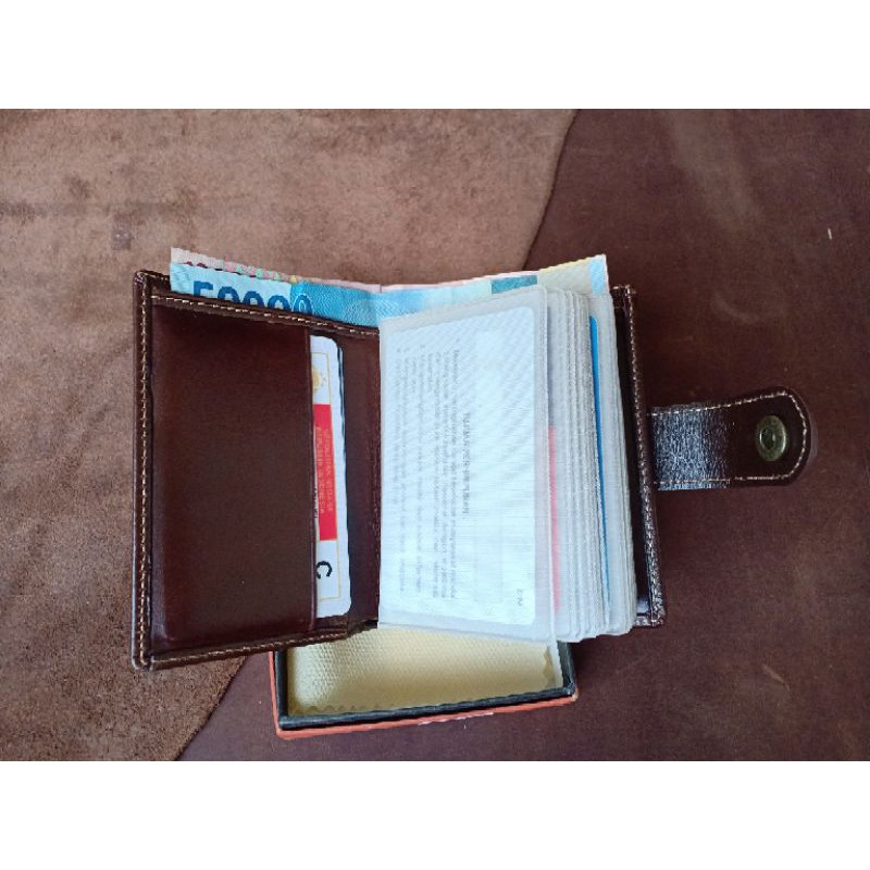 Dompet Kartu / Donpet ATM Kulit Sapi Asli