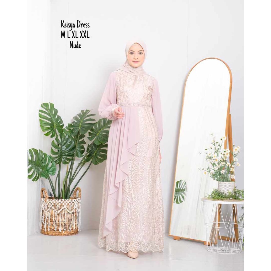 Gamis Kebaya Brukat Modern / Kebaya Dress Modern / Kebaya Kondangan / Kebaya Modern Brukat / Kebaya Kondangan Wanita Modern / Kebaya Wisuda Modern Hijab / Gamis Kebaya Modern / Dress