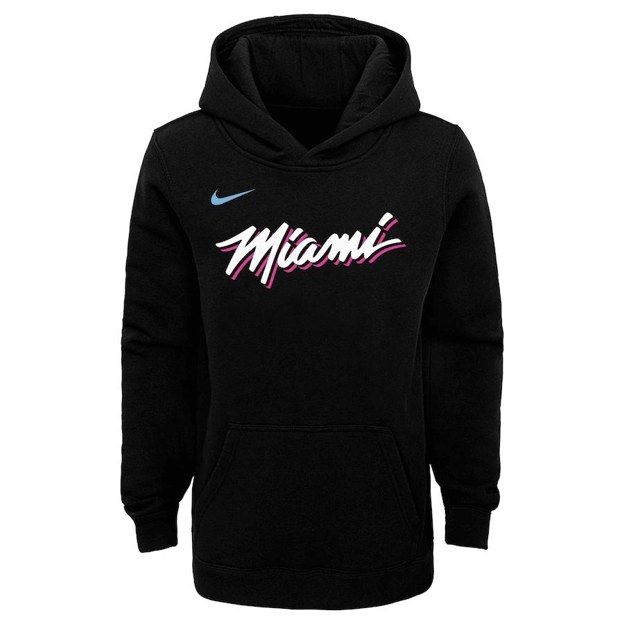SWEATER - HOODIE JUMPER UNISEX BLACK-57 - MIAMI HEAT