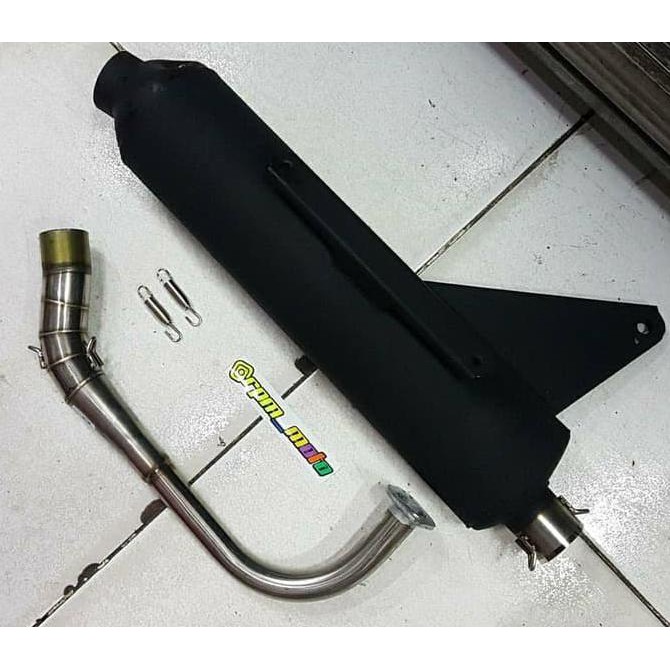 Knalpot tsukigi non emboss vario 110 karbu atau vario 110 tecno