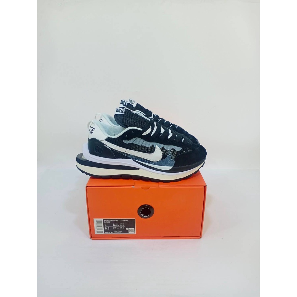 NIKE SACAI VAPORWAFFLE BLACK GODKILLER BNIB ORIGINAL VIETNAM GRATIS KAOS KAKI SEPATU NIKE