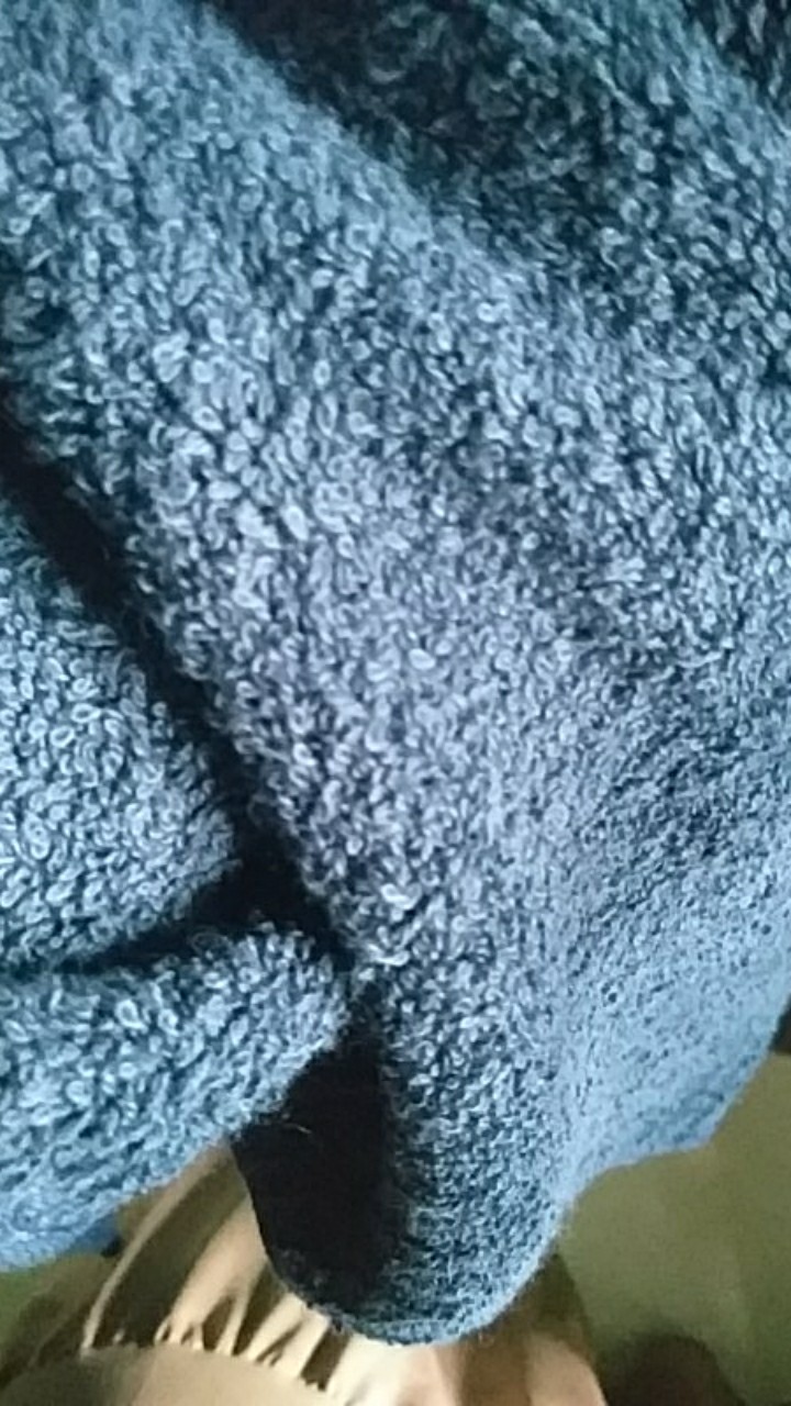 Handuk Leher Olahraga  Kecil Terry Palmer Premium 35x80cm - Biru Navy