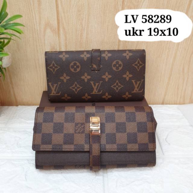  DOMPET  LV  IMPORT DOMPET  LIPAT DOMPET  WANITA  LV  IMPORT 