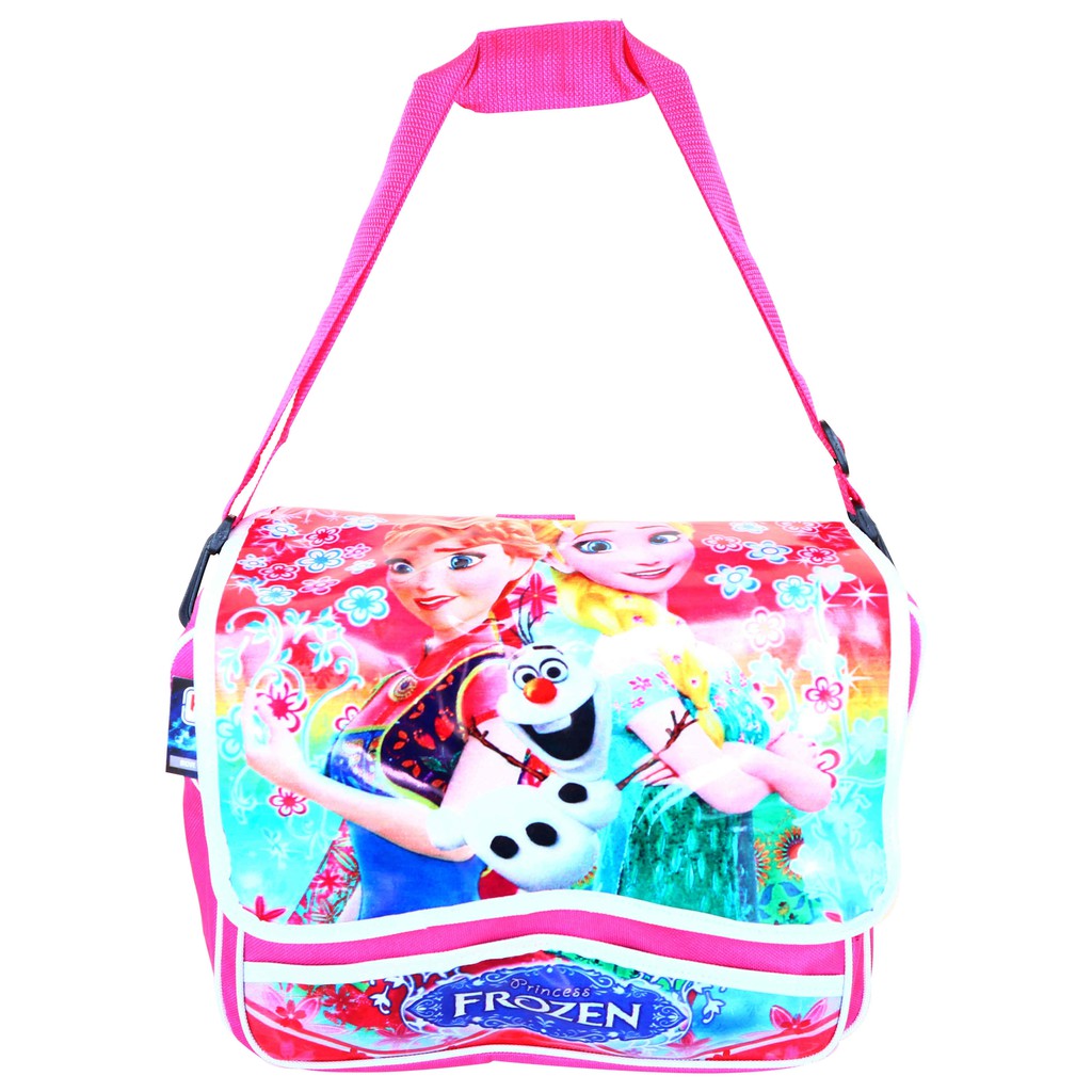 Tas 2in1 Frozen Pink Cantik Imut Bisa Selempang Gendong Sekolah Anak Perempuan PAUD TK Murah Lucu