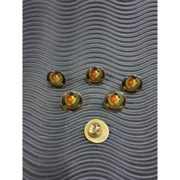 pin kerah Paspampres Bulat Hitam | pin kerah Paspampres