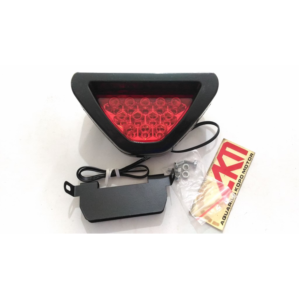 Brake Lamp Lampu Stop Rem Led Merah Segitiga