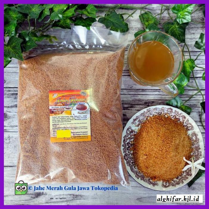 

lanoisidartdrink- bubuk jahe merah gula jawa instan 1kg -asliii-bngittt.