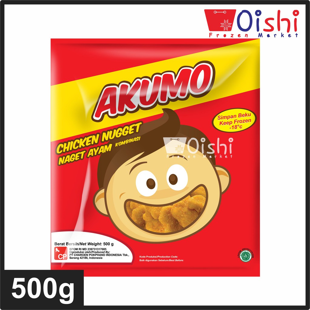 

Akumo Naget Ayam 500g (Chicken Nugget)