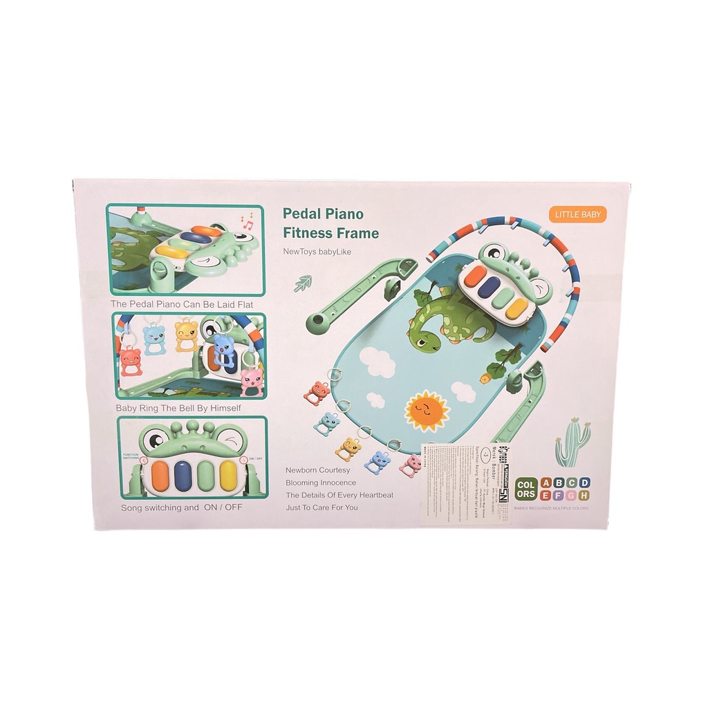 PIANO GYM RACK Matras Tidur Bayi Playmat Mainan Edukasi Musik Baby Gym - Mainan Anak