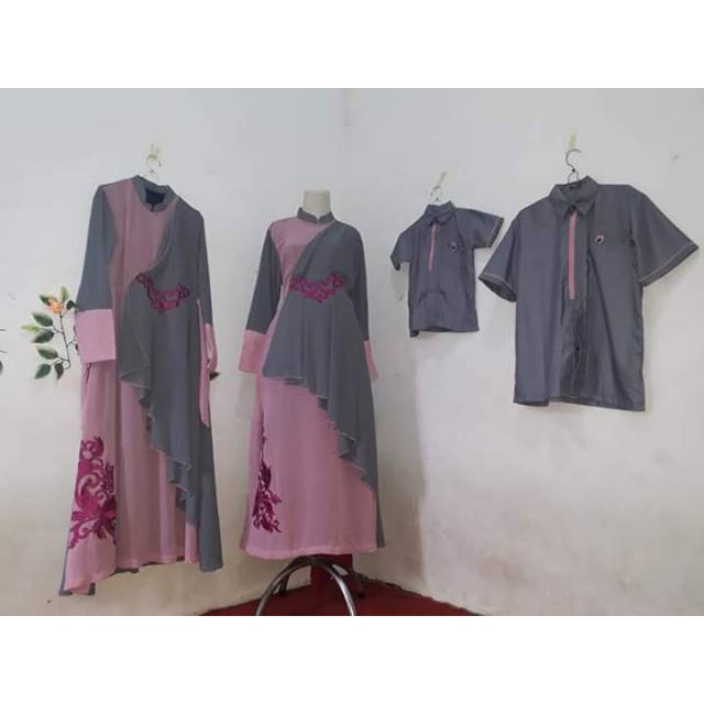 Open Po Gamis Sarimbit Keluarga