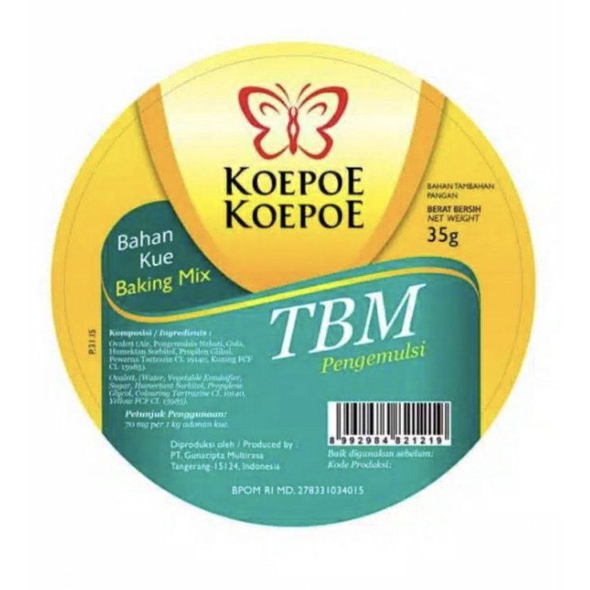 

Koepoe Koepoe TBM Pengemulsi Bahan Kue 35gr