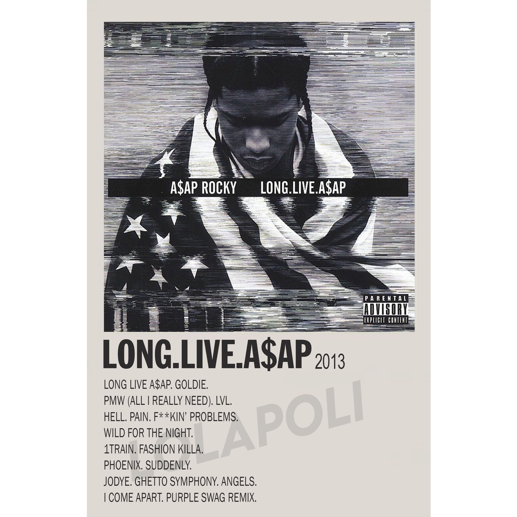 Poster Cover Album LONG LIVE A$AP - A$AP Rocky