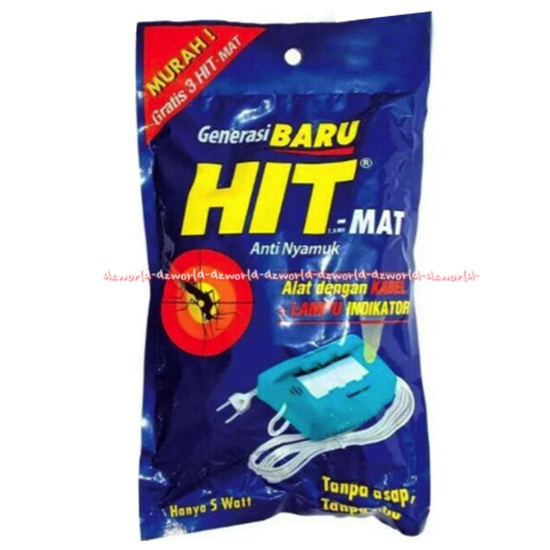 Hit-Mat Anti Nyamuk Alat Obat Nyamuk Elektrik Hit Matt Listrik Electric Mosquito Hit-Mat Anti Mosquito Medication Tools Tanpa Debu Tanpa Asap