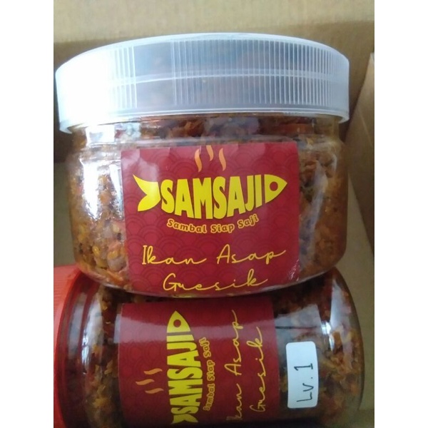 

sambal ikan laut asap "samsaji" cakalang