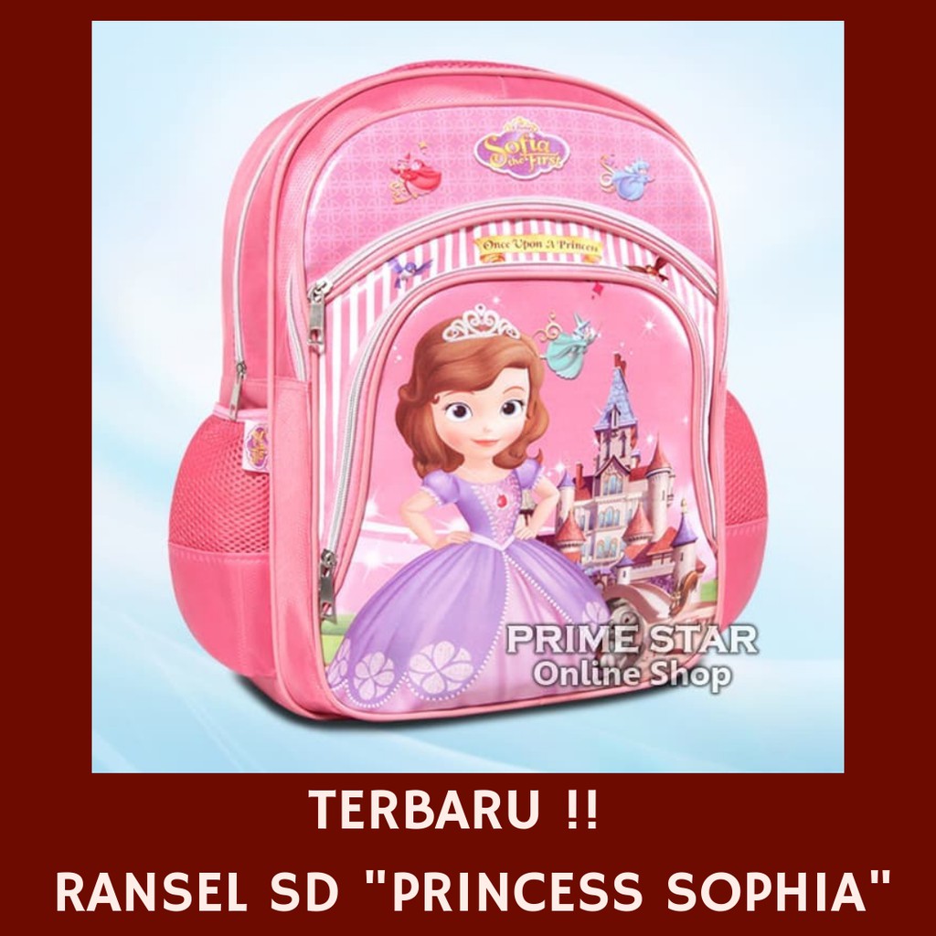 Tas Anak Sekolah Sd Sofia The First Princess 16 01 Karakter