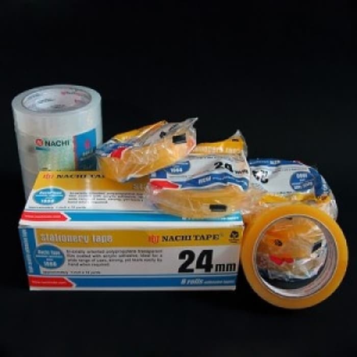 

Isolasi Tape Nachi Dus 24 mm x 72 yard