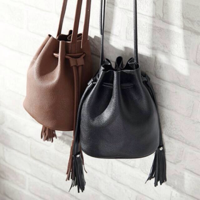 BUCKET BAG IMPORT / Mini Bucket Bag / Tas Selempang / TAS IMPORT / Tas Cinta / Tas AADC 2