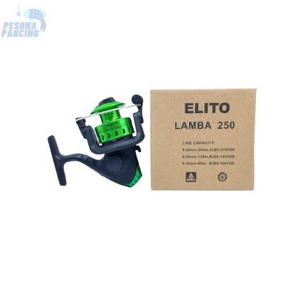 Reel Pancing ELITO LAMBA 250 dengan 6 BEARING ALUMUNIUM SPOOL
