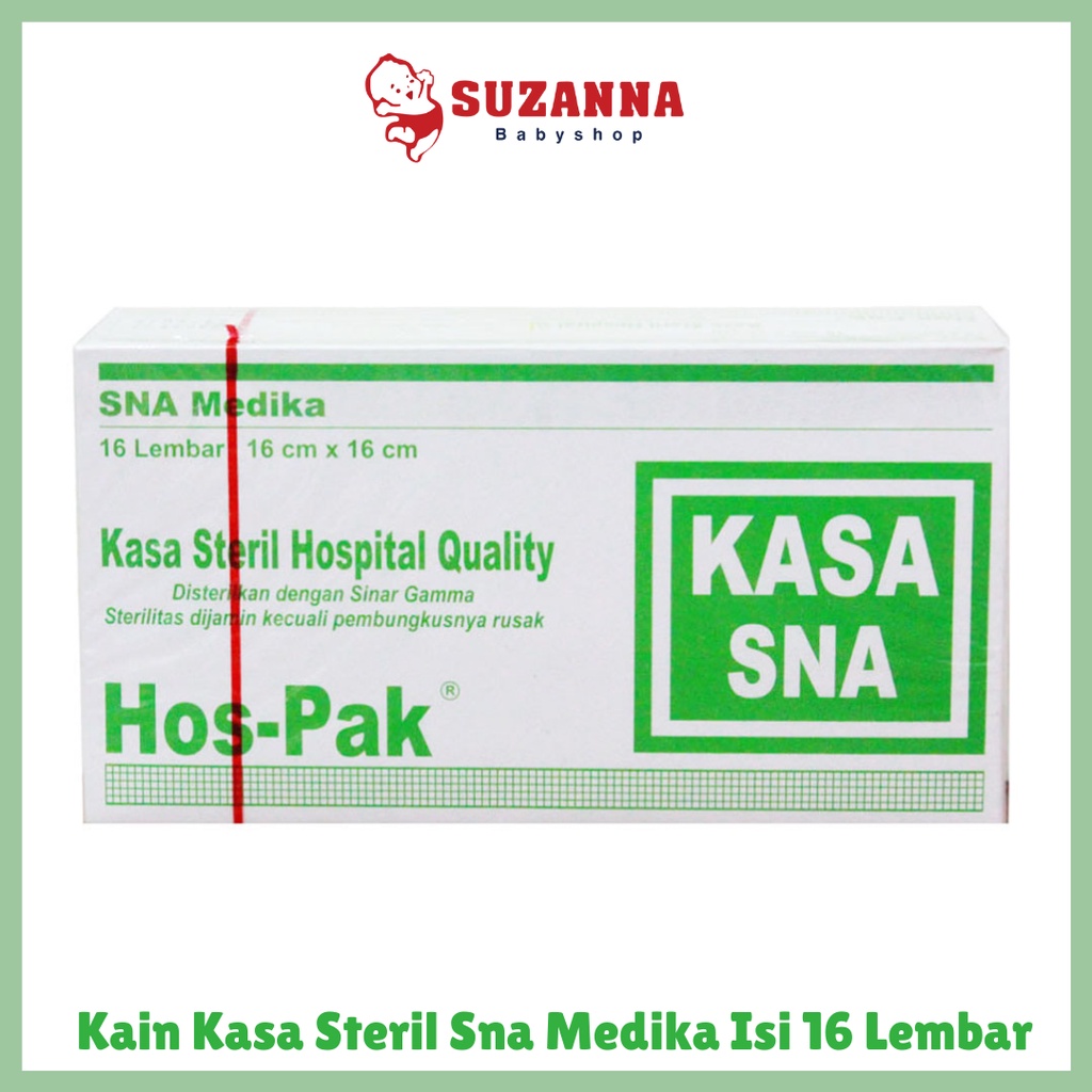 Kain Kasa Steril SNA Medika 16cm isi 16Lembar