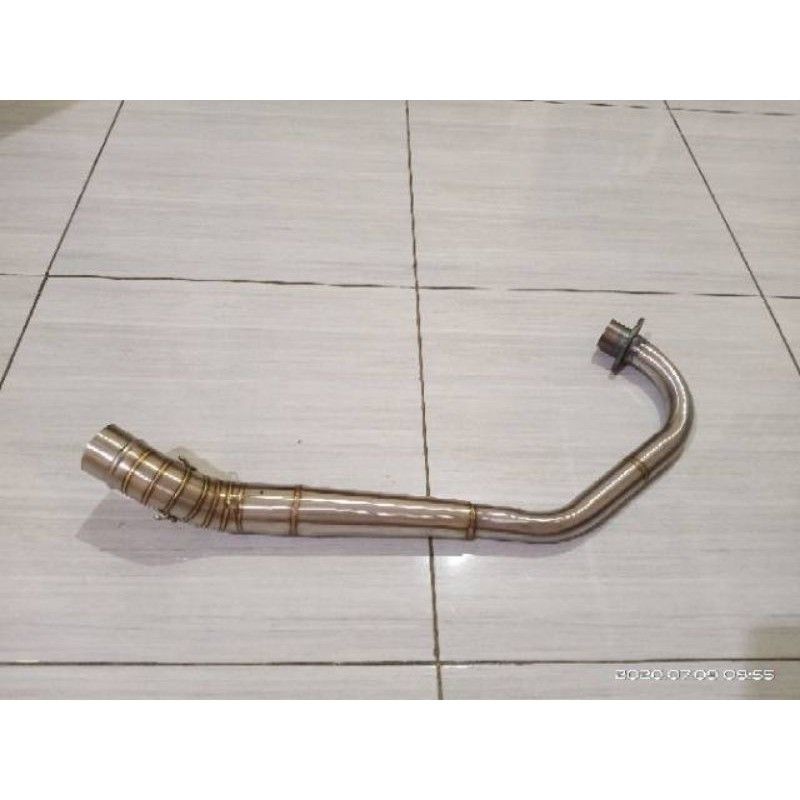 pipa leher knalpot paten tanpa sambungan buat mp gl cb tiger satria Fu Vixion Megapro