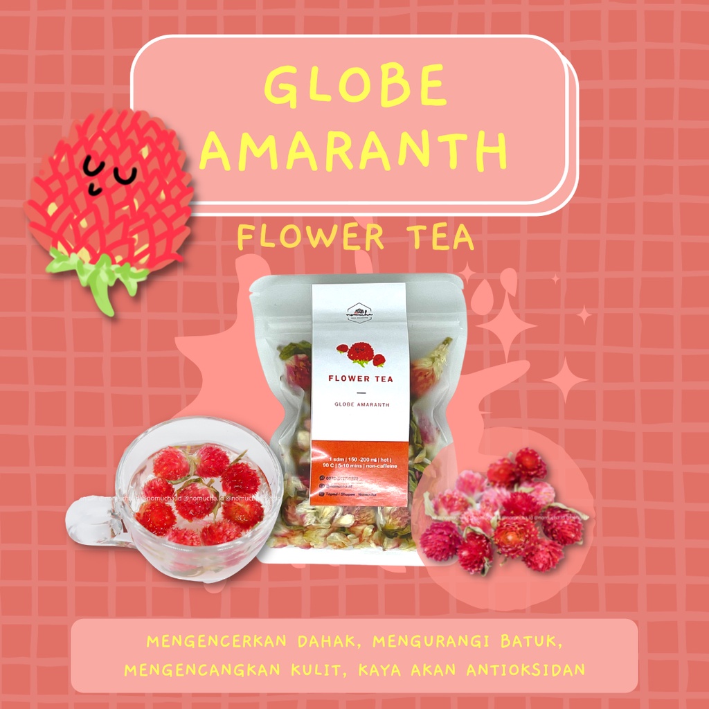 

Globe Amaranth Flower Tea / Teh Bunga / Teh Herbal