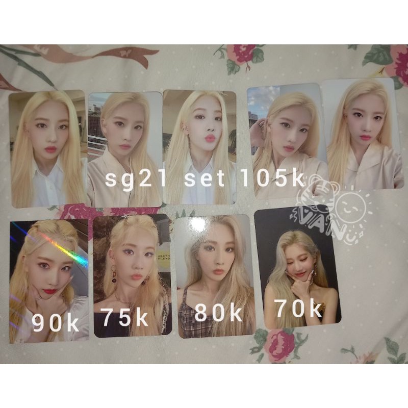 LOONA WEEKLY MONDAY KIM LIP HASEUL PHOTOCARD SG21 Withdrama Holo PTT ALBUM
