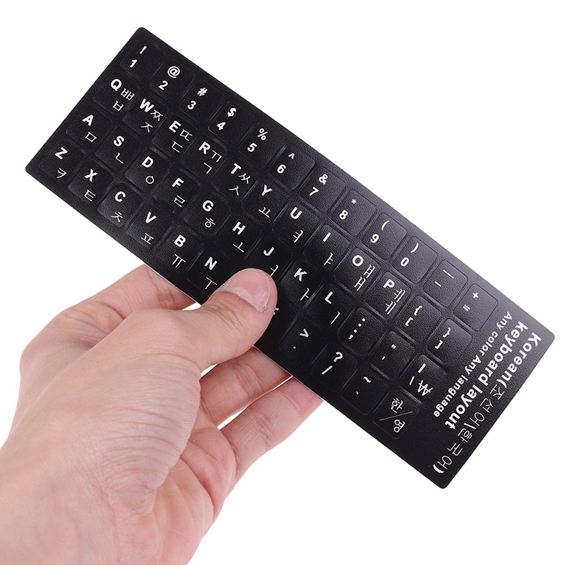 1pc Stiker Pelindung Keyboard Motif Print Gaya Korea