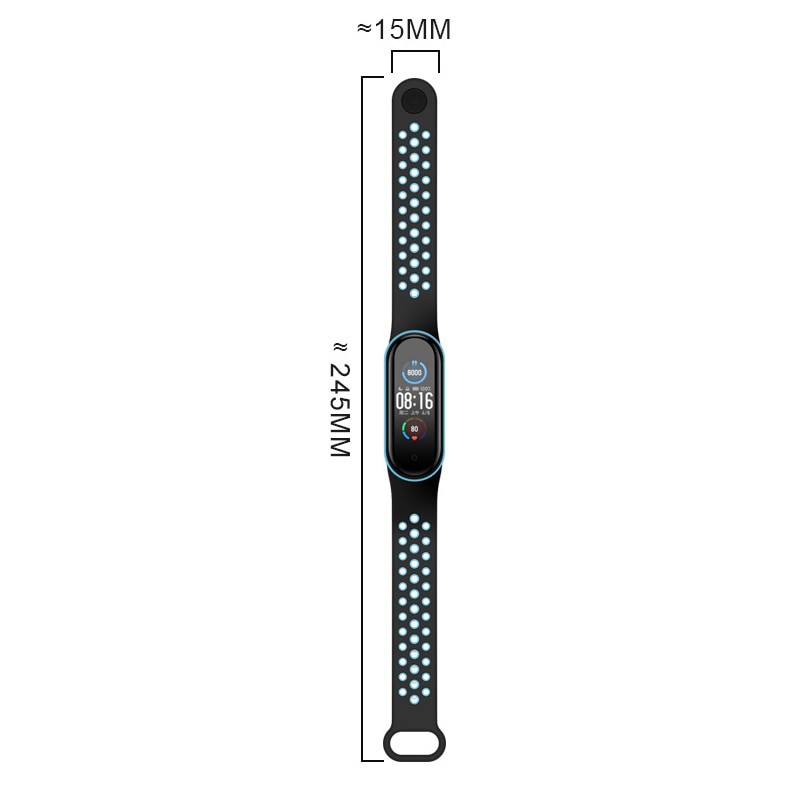 Strap Mi Band 3 Strap sport Mi Band 3 strap 2 warna mi band 3