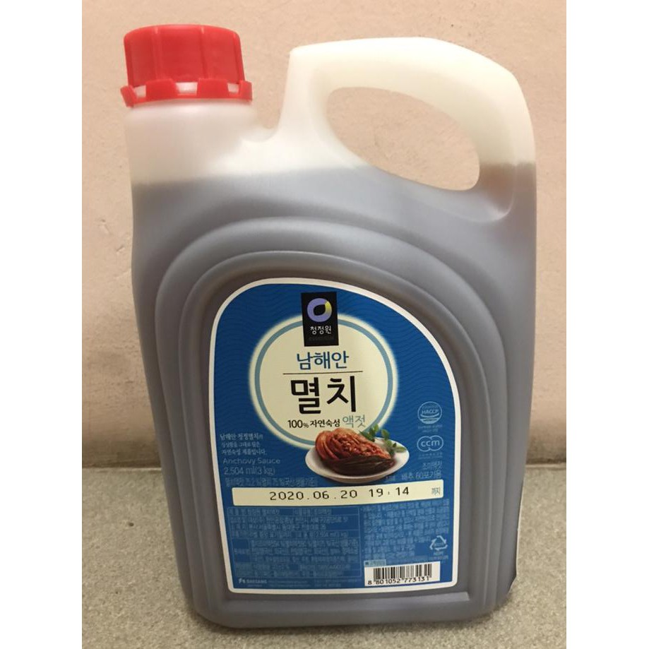 

DAESANG CHUNG JUNG ONE ANCHOVY SAUCE- KECAP IKAN TERI 3KG