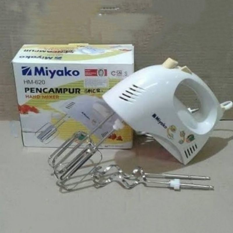 Hand mixer Miyako HM-620/ Mixer tangan pencampur Miyako (FREE BUBLE) di kota Pontianak