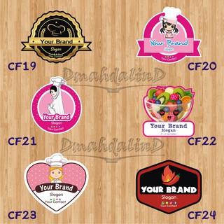 promo cetak stiker a3 gratis desain label logo makanan