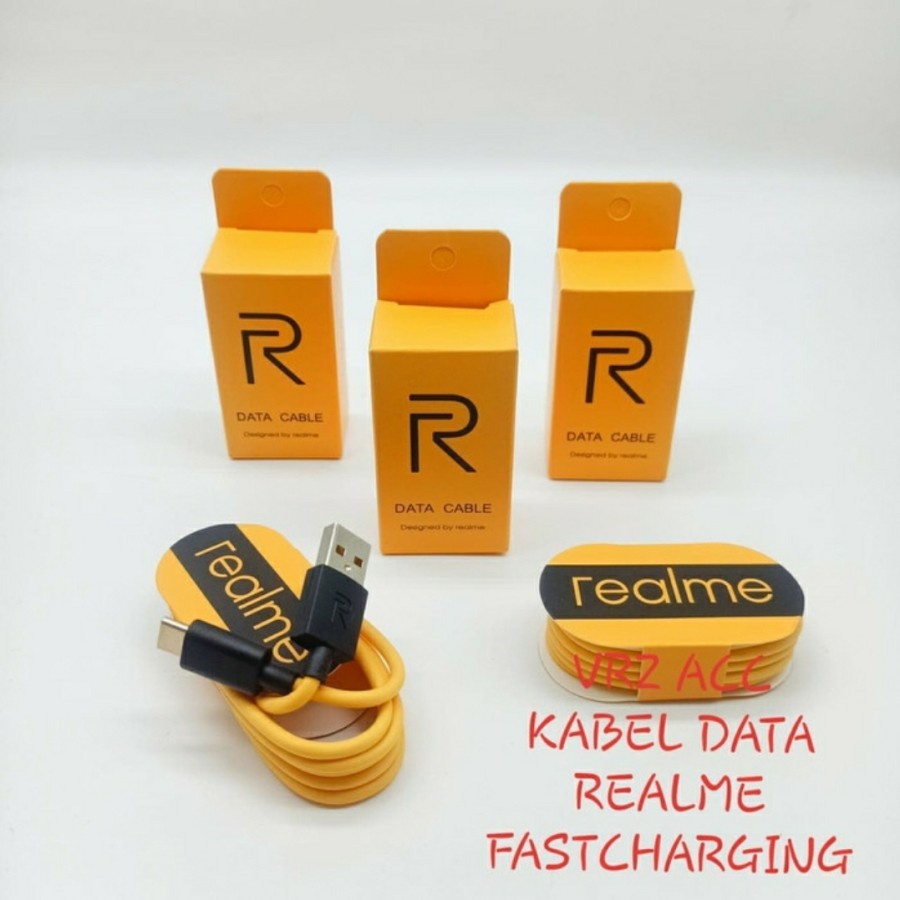 KABEL DATA TYPE C REALME FAST CHARGING 2.4A - KABELDATA REALME 6 6 PRO - FA