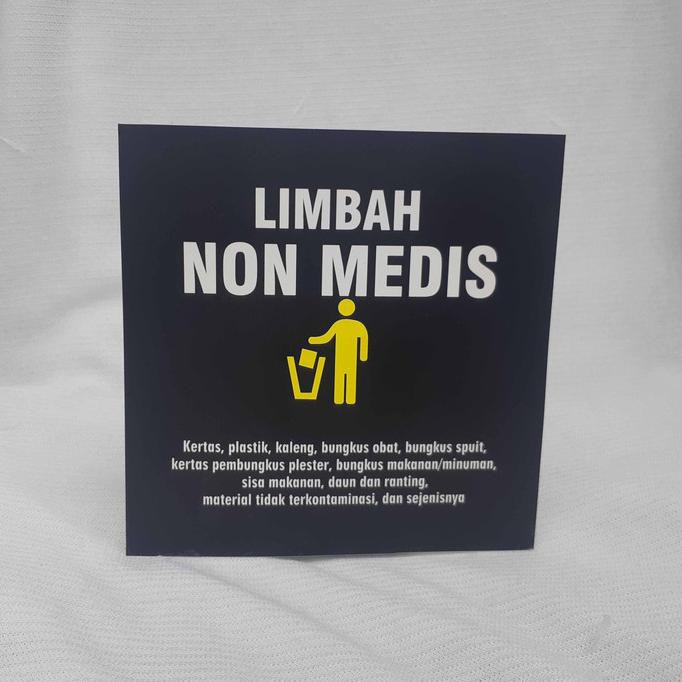 

Stiker Vinyl - Limbah Non Medis KOMPLIT