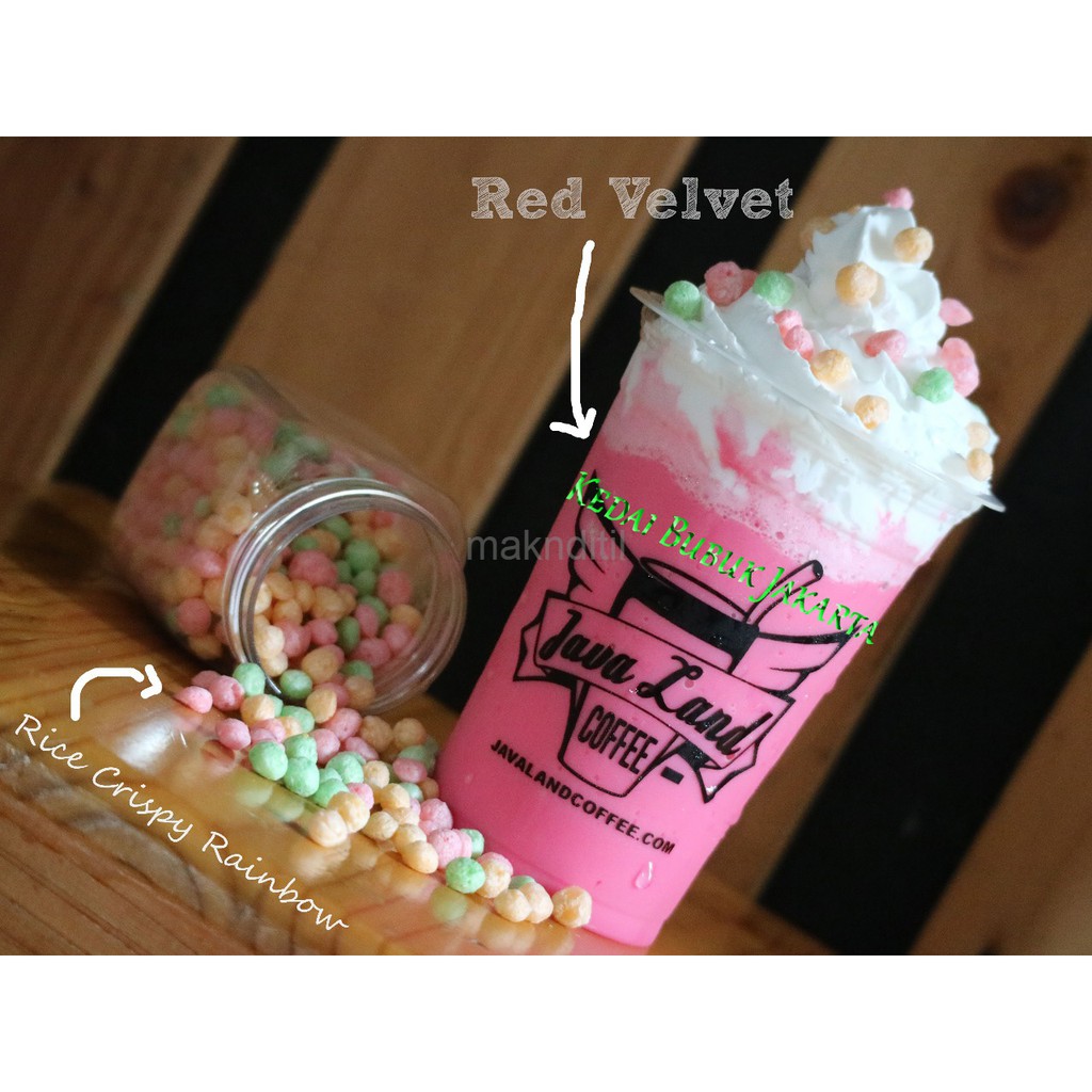 

Bubuk Minuman Bubble Powder Drink Red Velvet ORIGINAL Javaland 1kg
