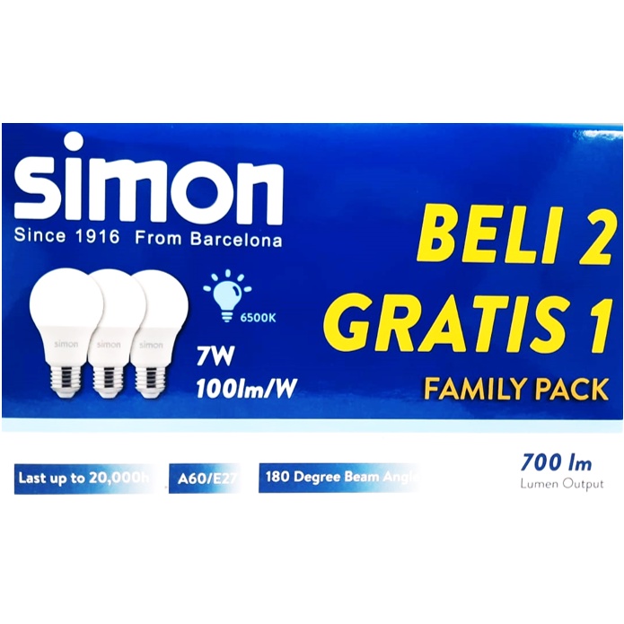 Lampu Led Simon Family Pack