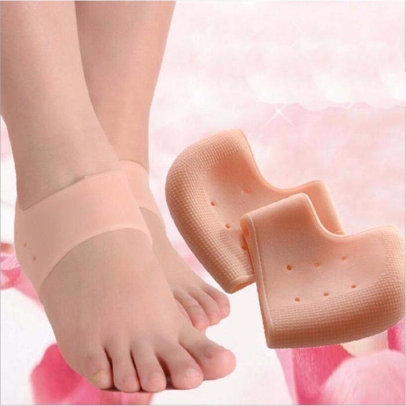 Silicone Soft Gel Heel Protector/ Pelindung Tumit Kaki