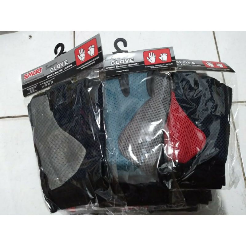 [COD] BIG PROMO Sarung Tangan Sepeda Half Finger bicycle cloth gloves gowes murah grosiran