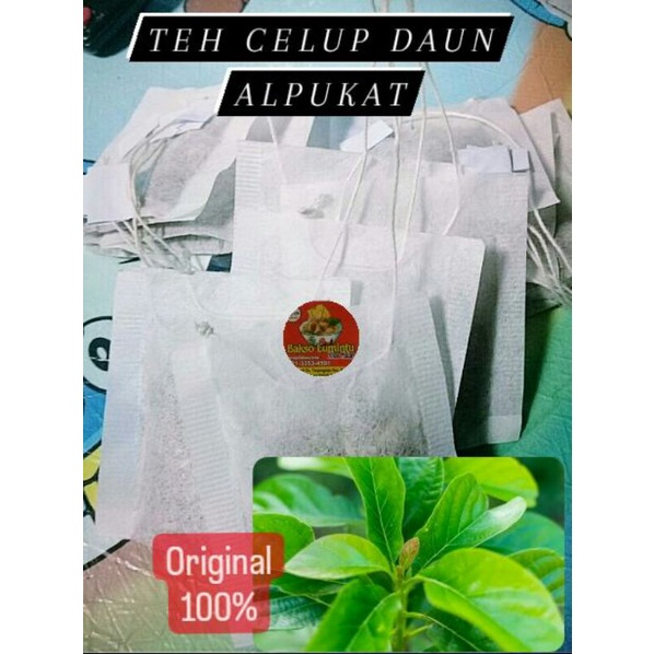 

Teh Daun Alpukat isi 20 ,Teh celup daun Alpukat , alpulat