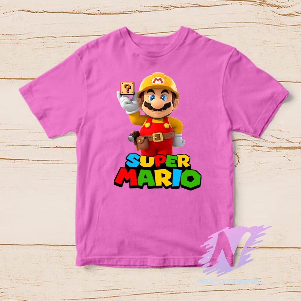 KAOS ANAK SUPER MARIO